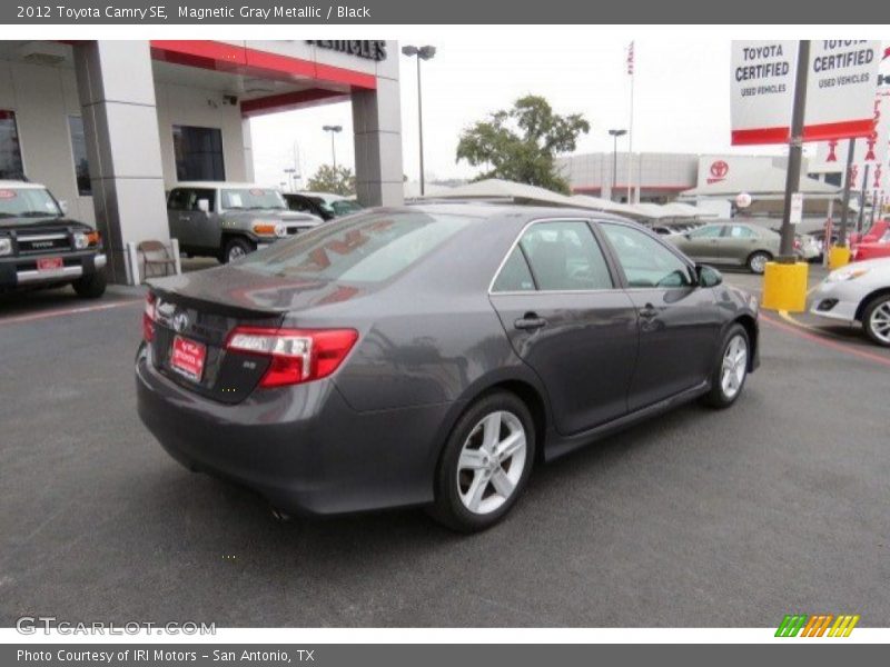 Magnetic Gray Metallic / Black 2012 Toyota Camry SE