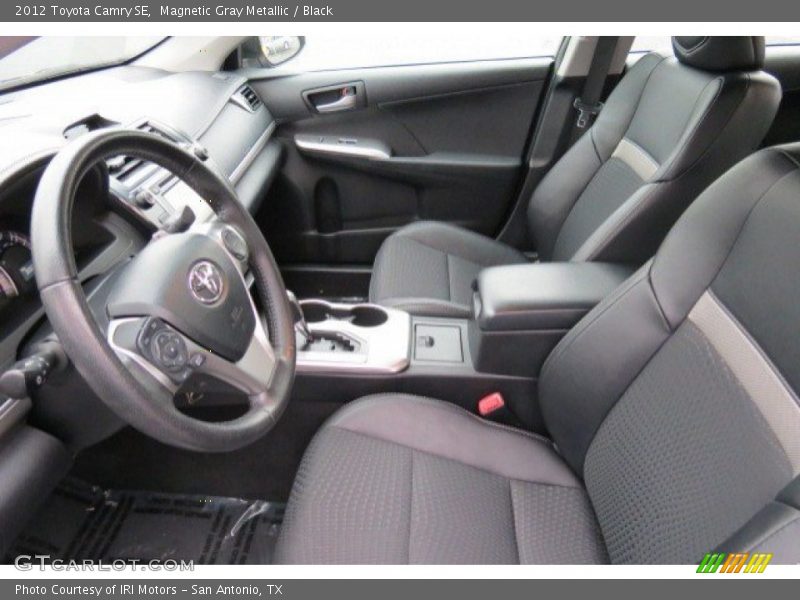 Magnetic Gray Metallic / Black 2012 Toyota Camry SE