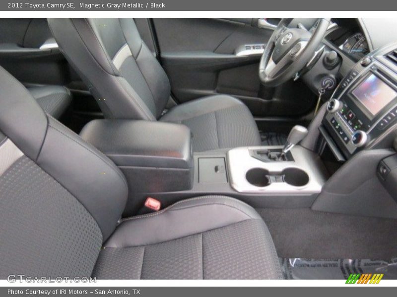 Magnetic Gray Metallic / Black 2012 Toyota Camry SE