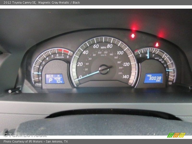 Magnetic Gray Metallic / Black 2012 Toyota Camry SE