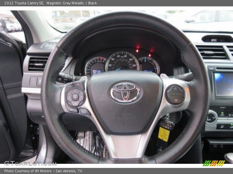 Magnetic Gray Metallic / Black 2012 Toyota Camry SE