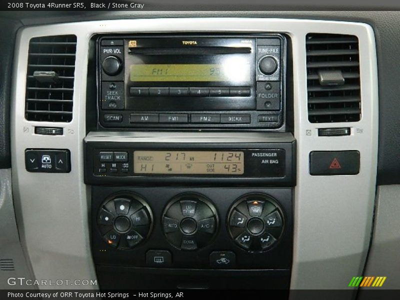 Black / Stone Gray 2008 Toyota 4Runner SR5