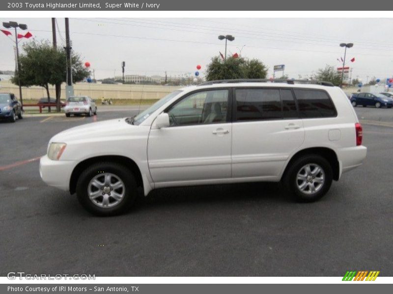 Super White / Ivory 2003 Toyota Highlander Limited
