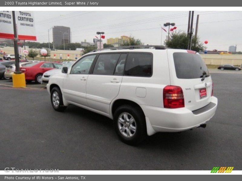 Super White / Ivory 2003 Toyota Highlander Limited