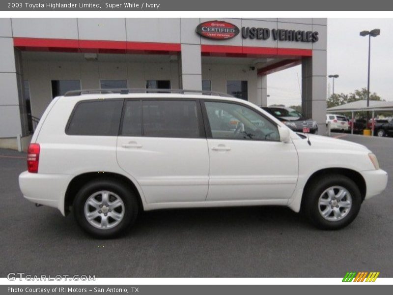 Super White / Ivory 2003 Toyota Highlander Limited
