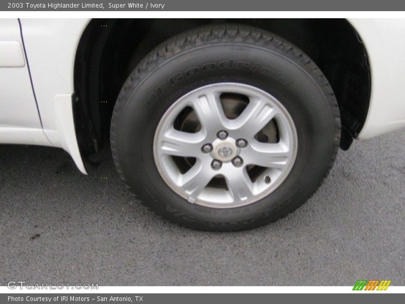 Super White / Ivory 2003 Toyota Highlander Limited