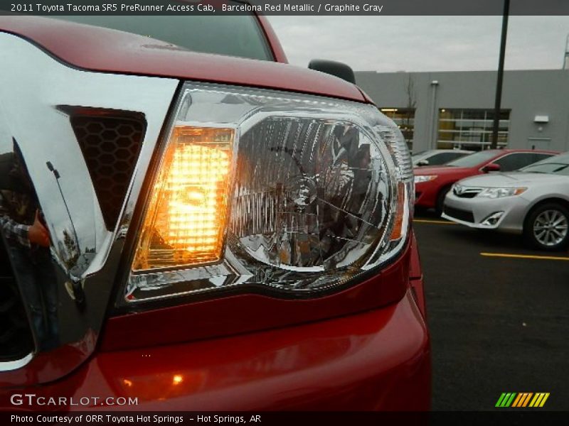 Barcelona Red Metallic / Graphite Gray 2011 Toyota Tacoma SR5 PreRunner Access Cab