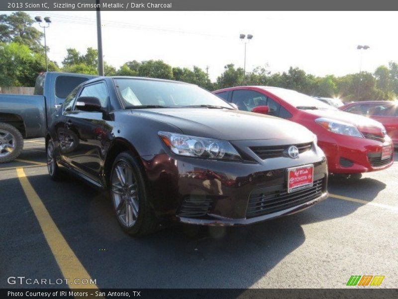 Sizzling Crimson Metallic / Dark Charcoal 2013 Scion tC