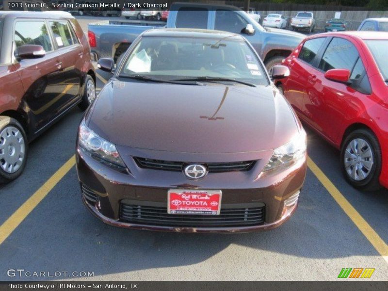 Sizzling Crimson Metallic / Dark Charcoal 2013 Scion tC