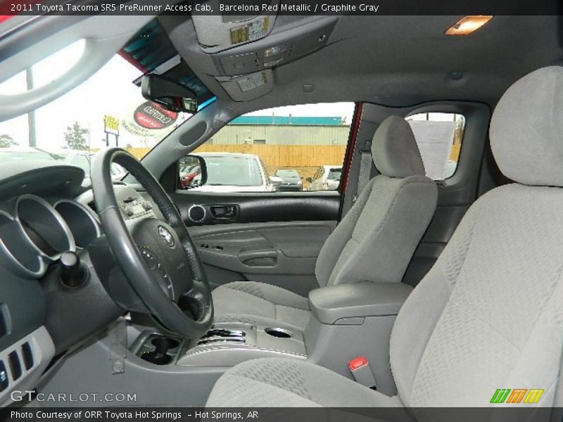 Barcelona Red Metallic / Graphite Gray 2011 Toyota Tacoma SR5 PreRunner Access Cab