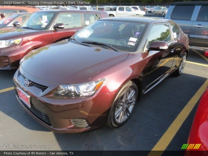 Sizzling Crimson Metallic / Dark Charcoal 2013 Scion tC