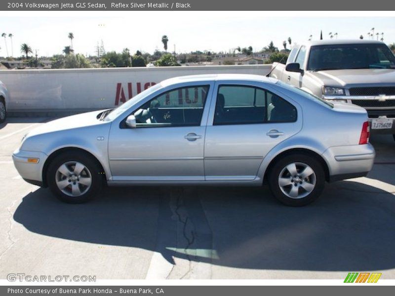 Reflex Silver Metallic / Black 2004 Volkswagen Jetta GLS Sedan