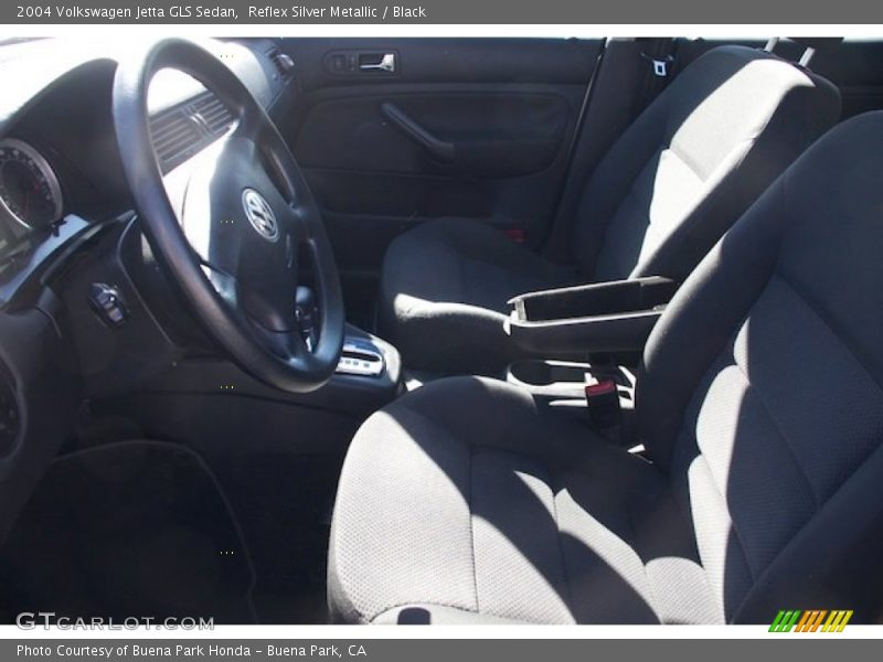Reflex Silver Metallic / Black 2004 Volkswagen Jetta GLS Sedan