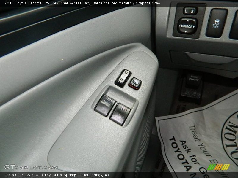 Barcelona Red Metallic / Graphite Gray 2011 Toyota Tacoma SR5 PreRunner Access Cab