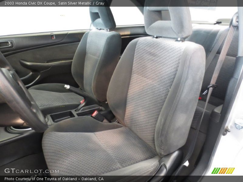 Front Seat of 2003 Civic DX Coupe