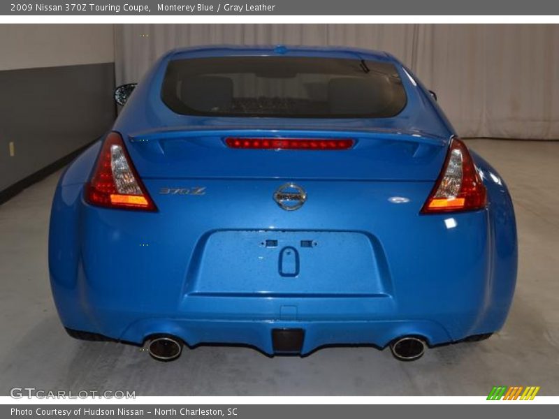 Monterey Blue / Gray Leather 2009 Nissan 370Z Touring Coupe