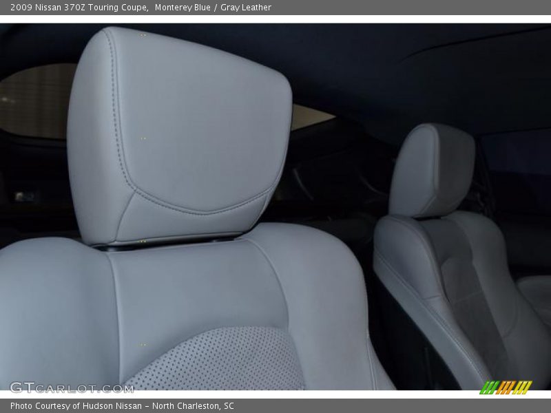 Monterey Blue / Gray Leather 2009 Nissan 370Z Touring Coupe