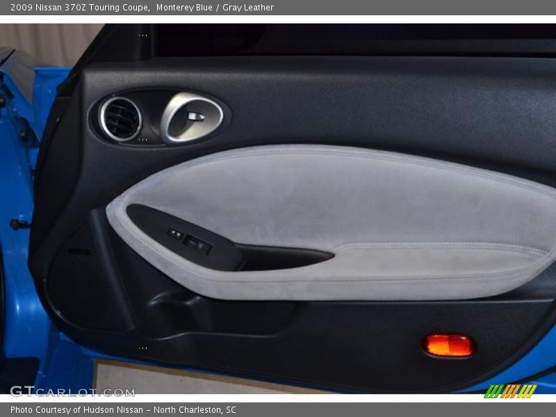 Monterey Blue / Gray Leather 2009 Nissan 370Z Touring Coupe