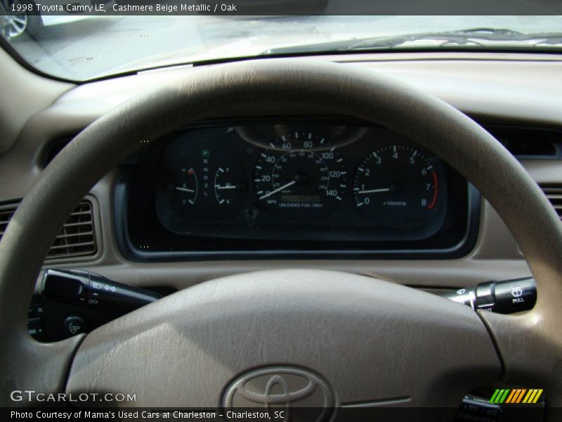 Cashmere Beige Metallic / Oak 1998 Toyota Camry LE