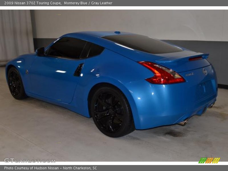 Monterey Blue / Gray Leather 2009 Nissan 370Z Touring Coupe