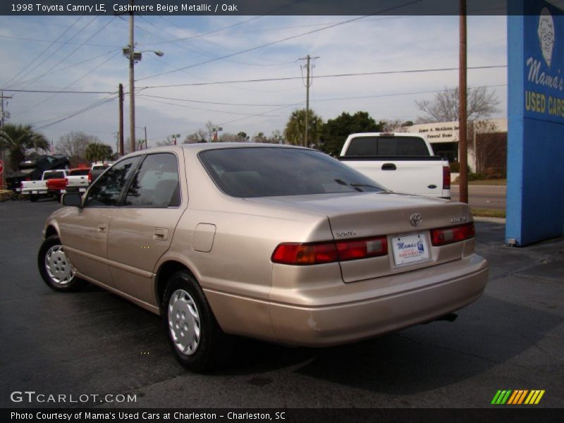 Cashmere Beige Metallic / Oak 1998 Toyota Camry LE