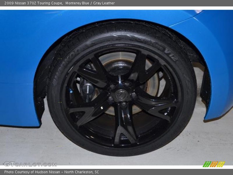Monterey Blue / Gray Leather 2009 Nissan 370Z Touring Coupe