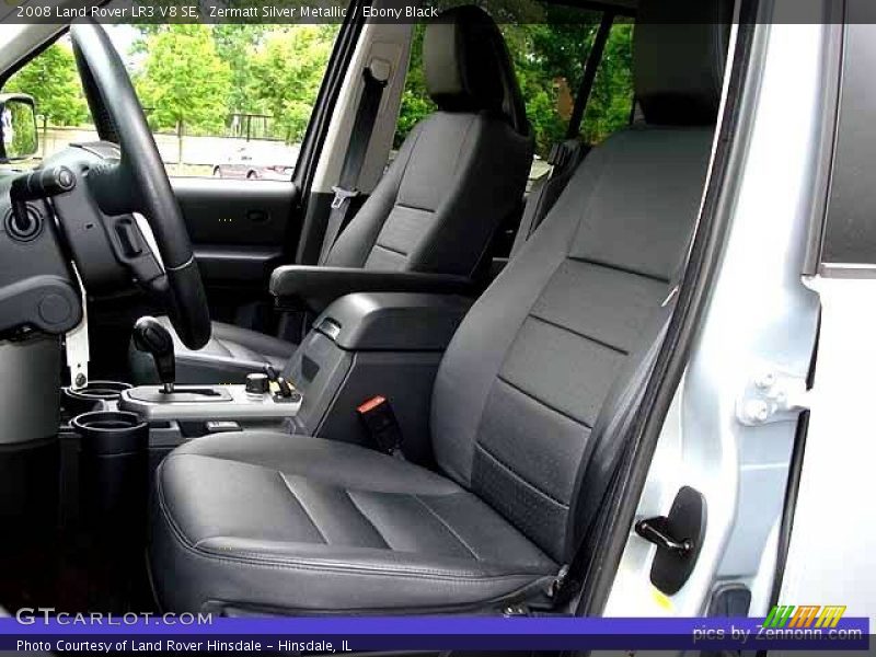 Zermatt Silver Metallic / Ebony Black 2008 Land Rover LR3 V8 SE