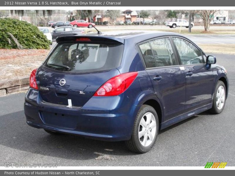 Blue Onyx Metallic / Charcoal 2012 Nissan Versa 1.8 SL Hatchback