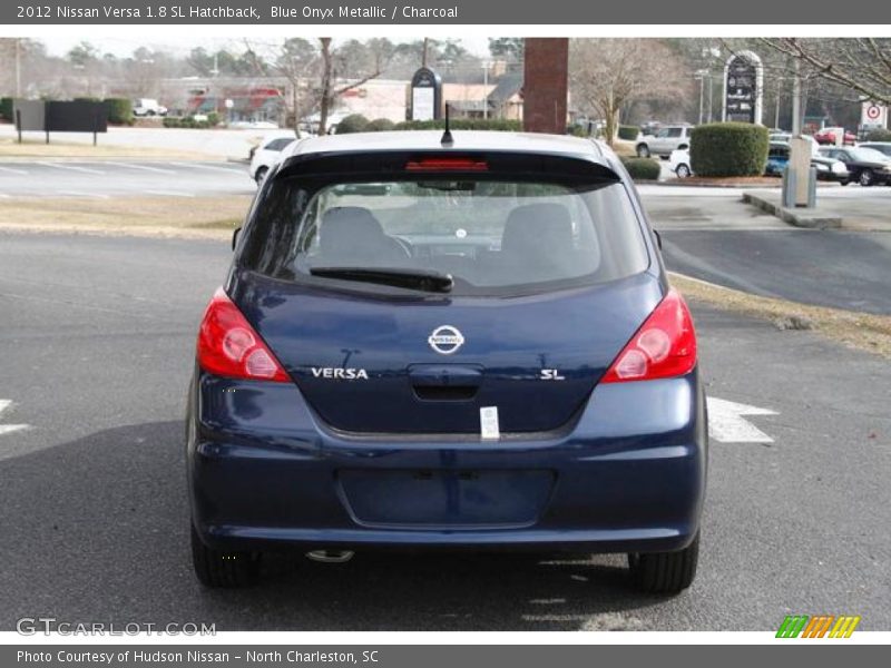 Blue Onyx Metallic / Charcoal 2012 Nissan Versa 1.8 SL Hatchback