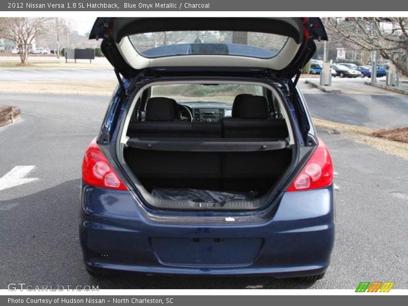 Blue Onyx Metallic / Charcoal 2012 Nissan Versa 1.8 SL Hatchback