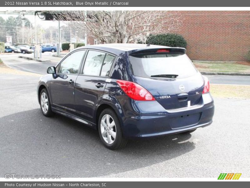 Blue Onyx Metallic / Charcoal 2012 Nissan Versa 1.8 SL Hatchback
