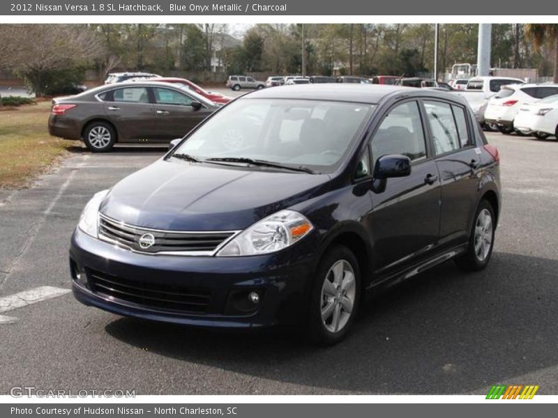 Blue Onyx Metallic / Charcoal 2012 Nissan Versa 1.8 SL Hatchback