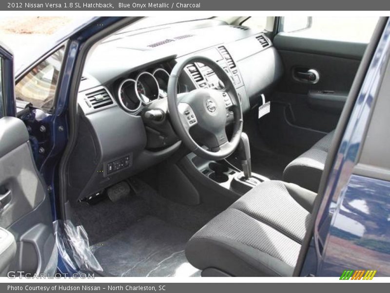 Blue Onyx Metallic / Charcoal 2012 Nissan Versa 1.8 SL Hatchback