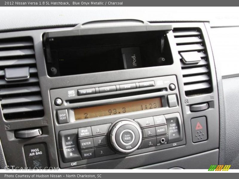 Blue Onyx Metallic / Charcoal 2012 Nissan Versa 1.8 SL Hatchback