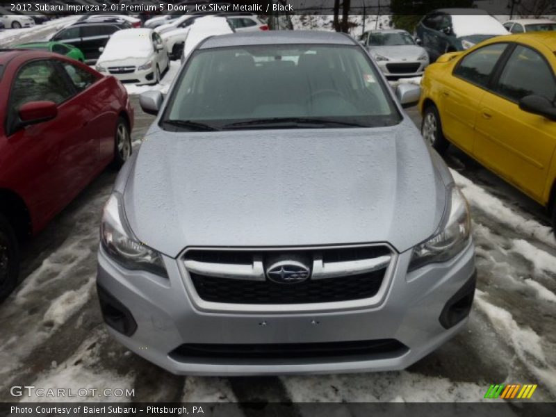 Ice Silver Metallic / Black 2012 Subaru Impreza 2.0i Premium 5 Door