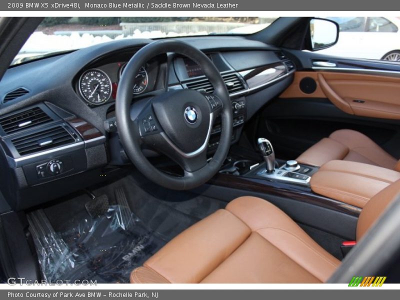 2009 X5 xDrive48i Saddle Brown Nevada Leather Interior