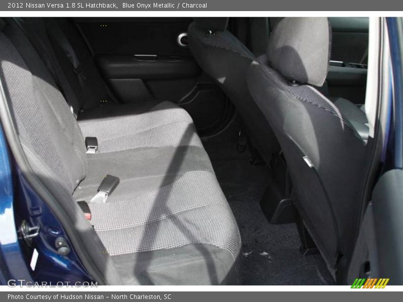 Blue Onyx Metallic / Charcoal 2012 Nissan Versa 1.8 SL Hatchback