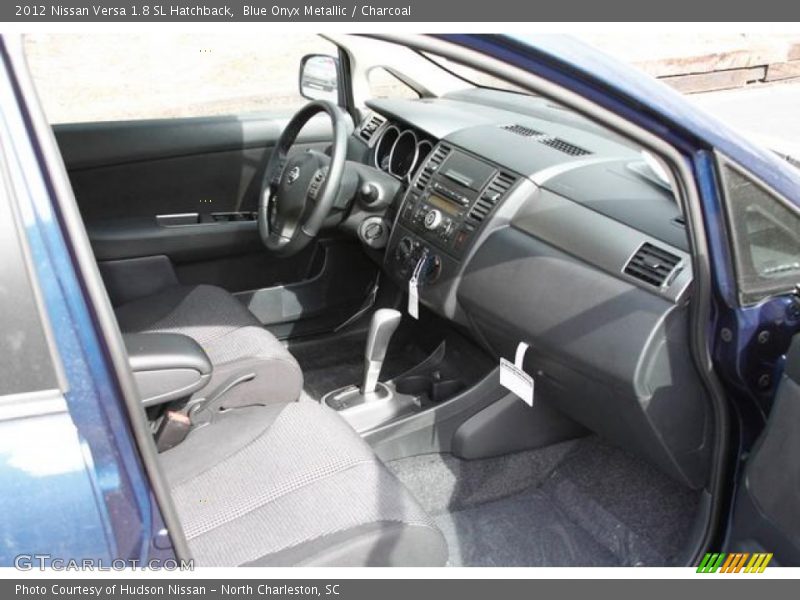 Blue Onyx Metallic / Charcoal 2012 Nissan Versa 1.8 SL Hatchback