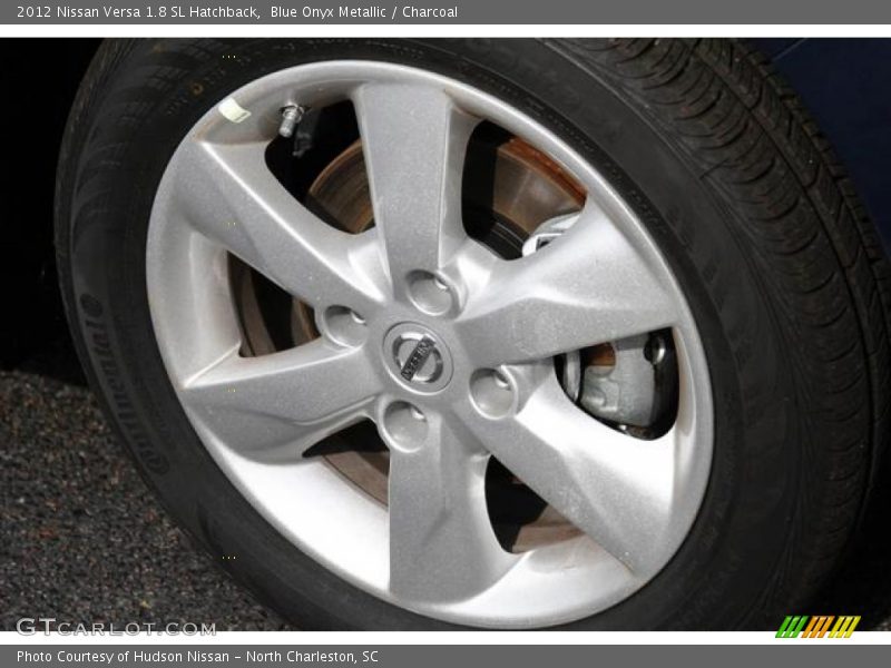 Blue Onyx Metallic / Charcoal 2012 Nissan Versa 1.8 SL Hatchback