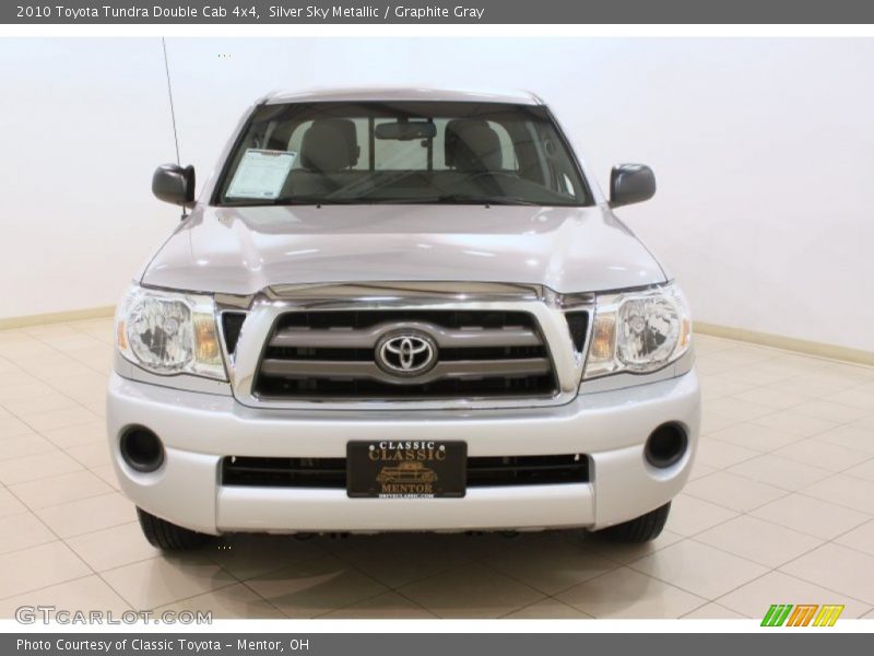 Silver Sky Metallic / Graphite Gray 2010 Toyota Tundra Double Cab 4x4