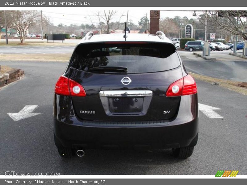 Black Amethyst / Black 2013 Nissan Rogue SV