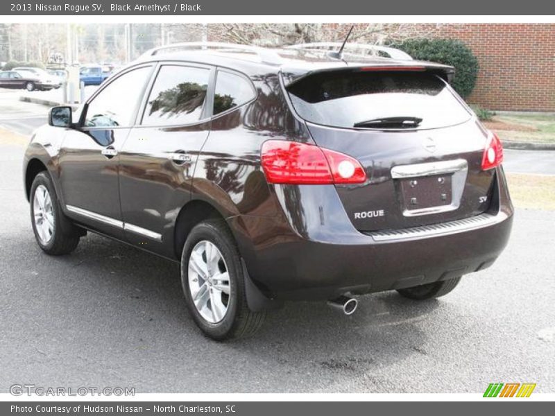 Black Amethyst / Black 2013 Nissan Rogue SV