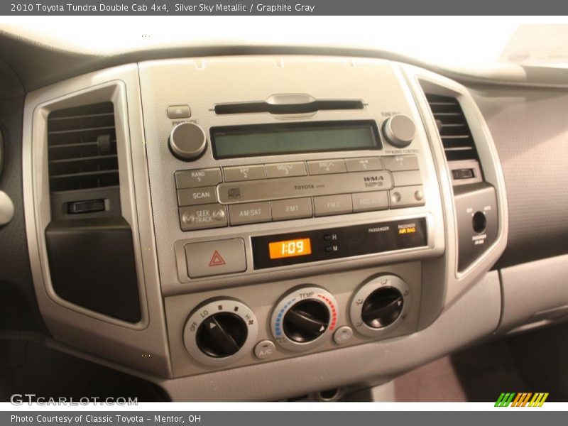 Silver Sky Metallic / Graphite Gray 2010 Toyota Tundra Double Cab 4x4