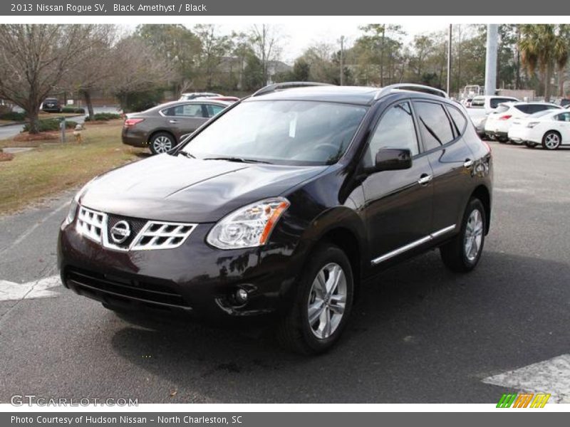 Black Amethyst / Black 2013 Nissan Rogue SV