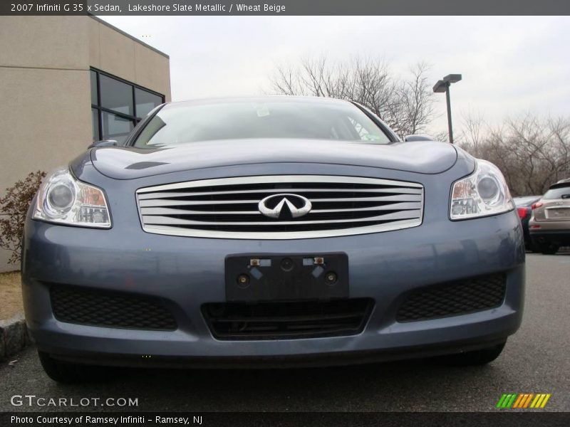 Lakeshore Slate Metallic / Wheat Beige 2007 Infiniti G 35 x Sedan