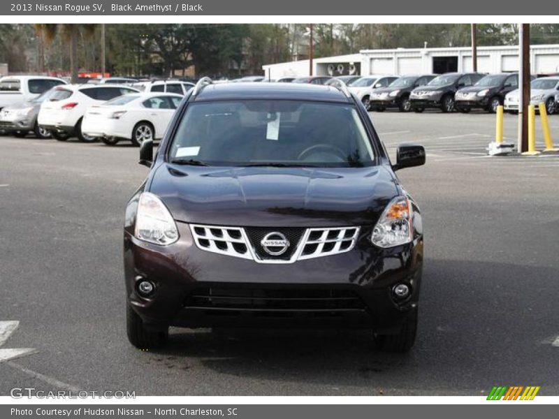 Black Amethyst / Black 2013 Nissan Rogue SV