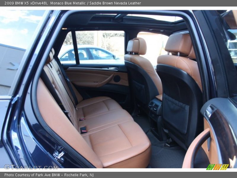 Monaco Blue Metallic / Saddle Brown Nevada Leather 2009 BMW X5 xDrive48i
