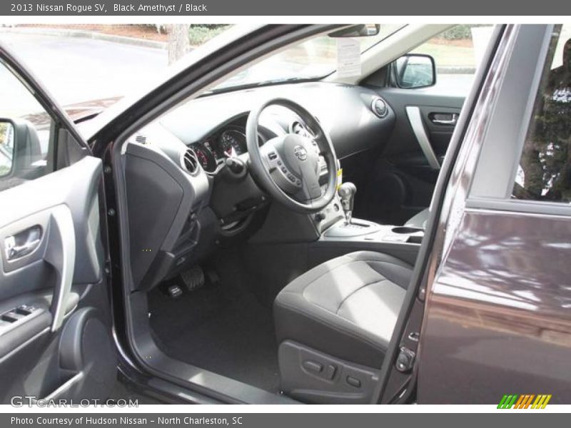 Black Amethyst / Black 2013 Nissan Rogue SV
