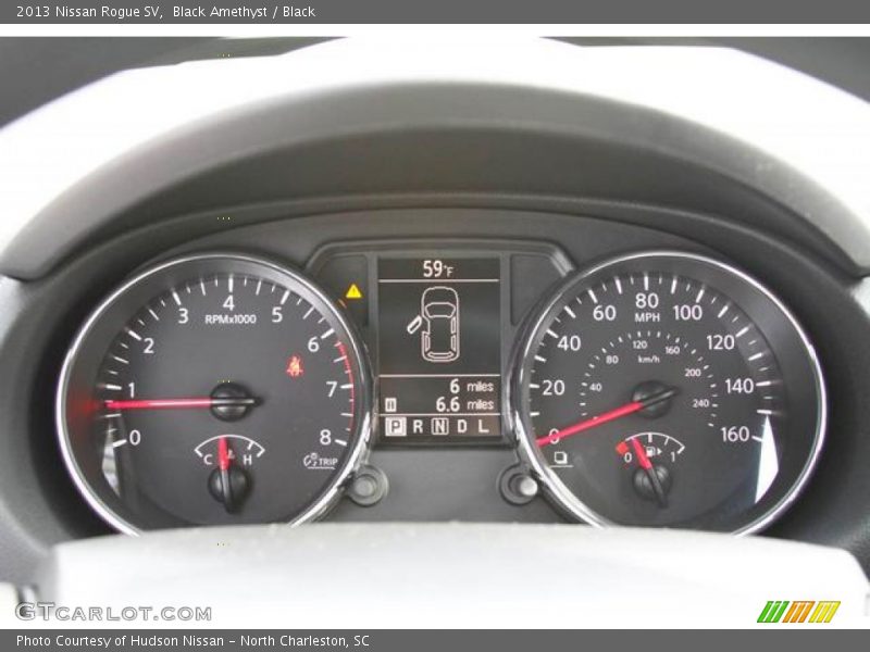 Black Amethyst / Black 2013 Nissan Rogue SV