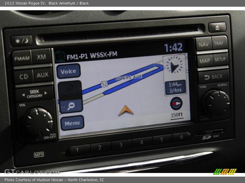 Black Amethyst / Black 2013 Nissan Rogue SV
